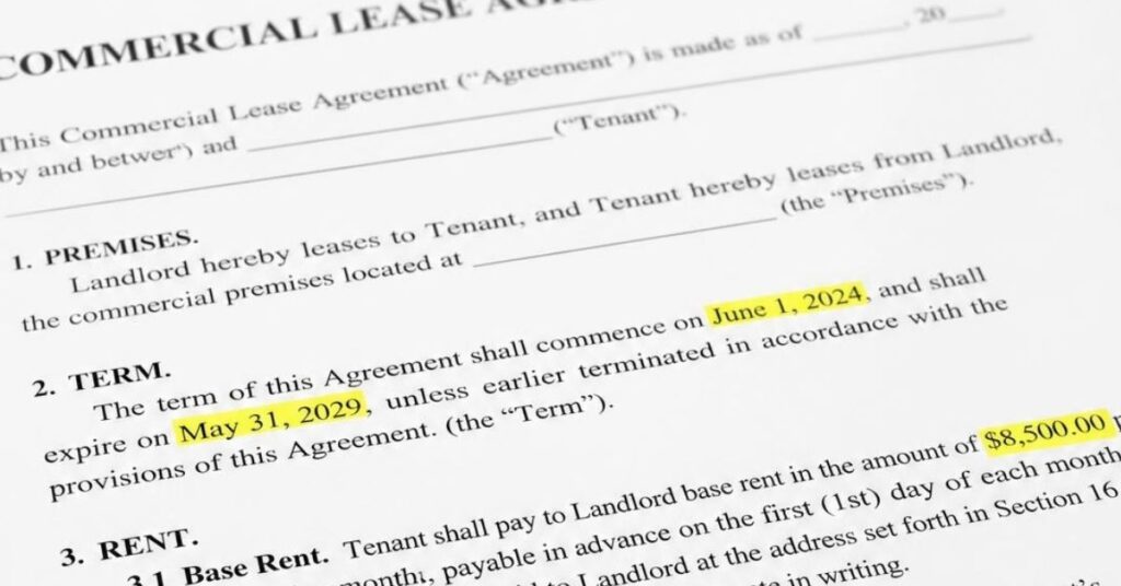 lease terms